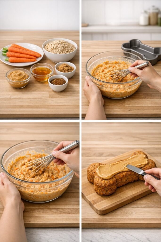 dog cake recipe instructions