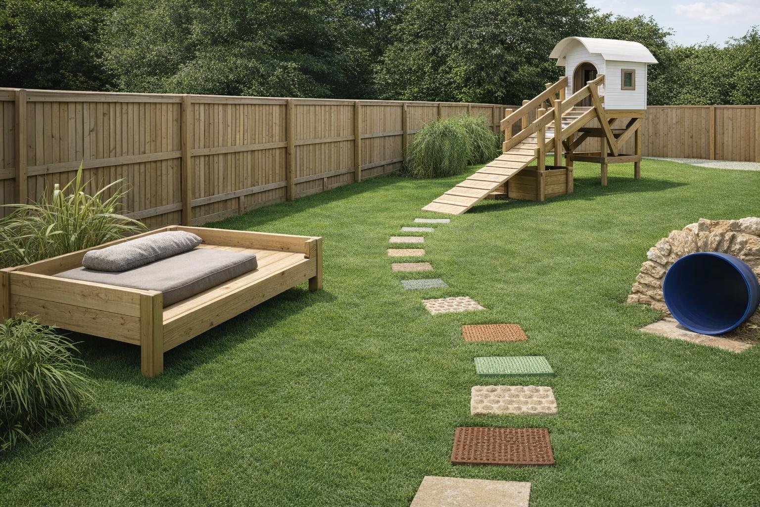 dog friendly backyard