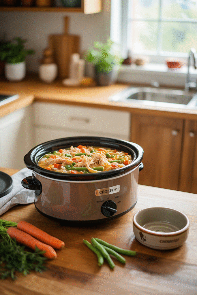 homemade dog food crockpot 2