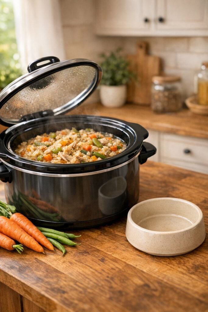 homemade dog food crockpot 3
