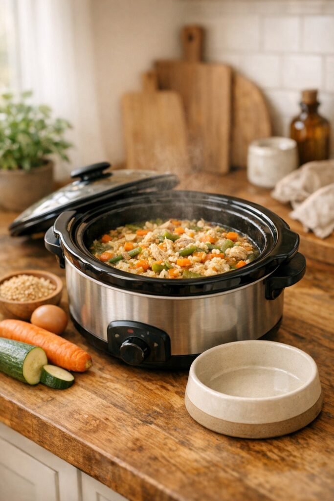 homemade dog food crockpot 4