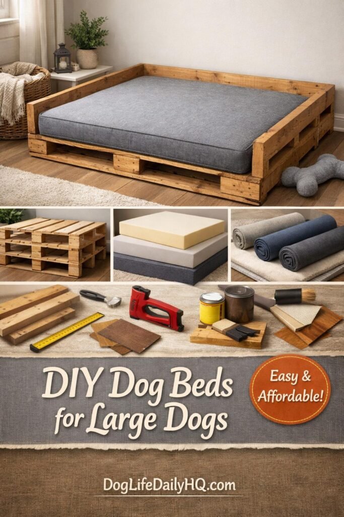 diy dog beds for large dogs article