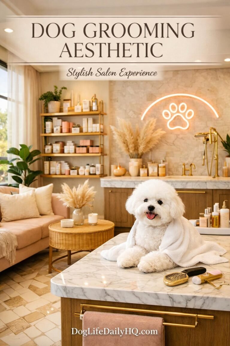 dog grooming aesthetic article