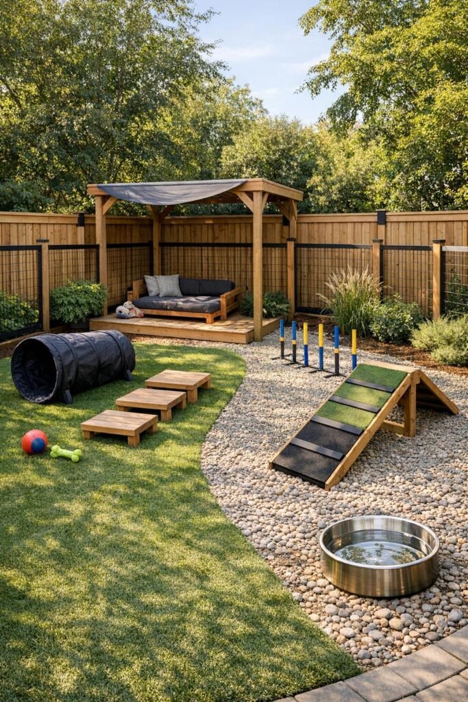 dog run ideas backyard 2
