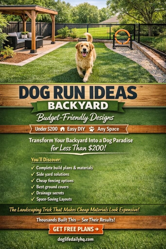 dog run ideas backyard article