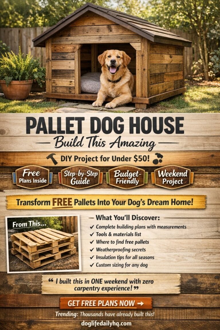pallet dog house article