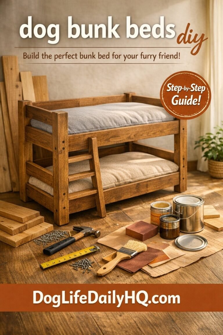 dog bunk beds diy 1
