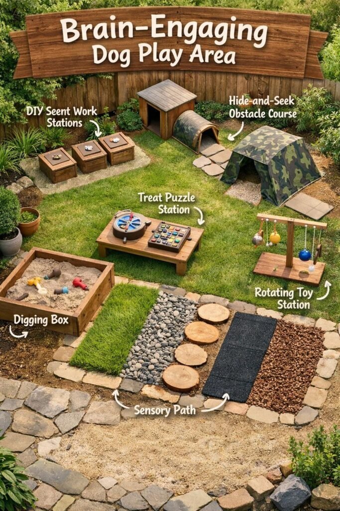 Dog Play Area Ideas That Keep Dogs Busy and Happy: Creative Solutions for Active Pups dog play area 2