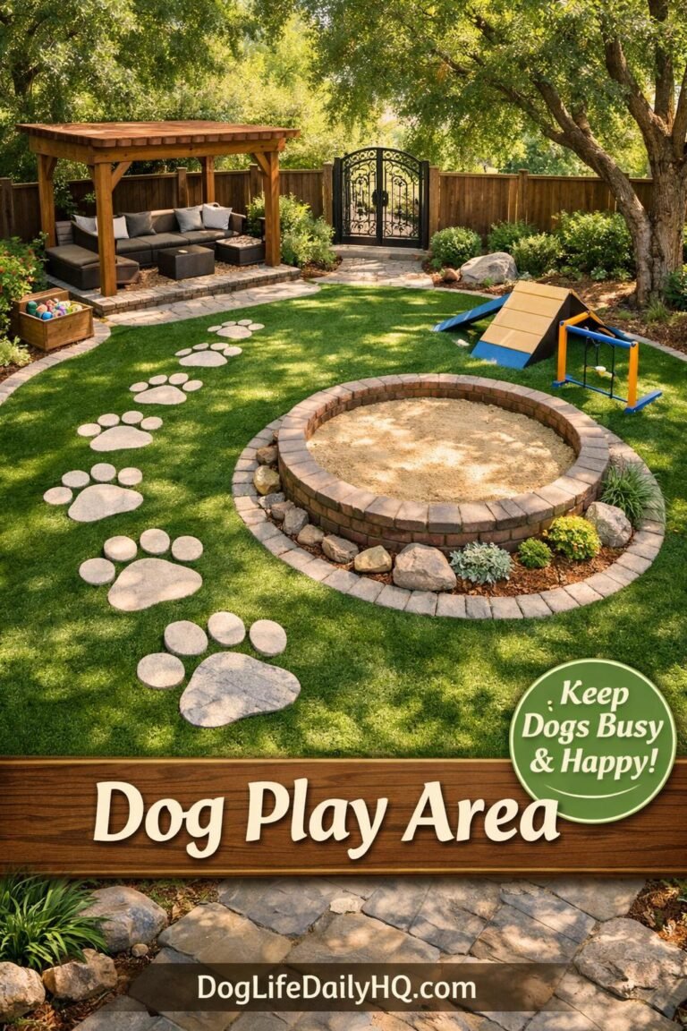dog play area article