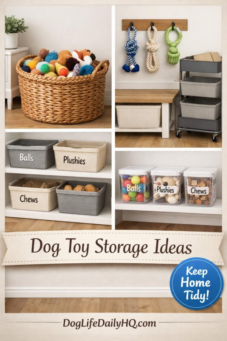Dog Toy Storage Ideas That Keep Your Home Tidy: Simple Solutions for ...