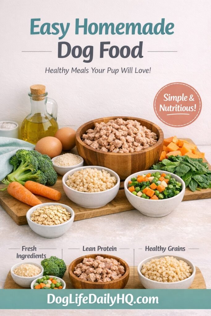 easy homemade dog food 1