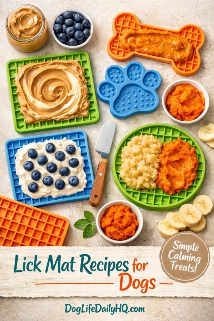 lick mat recipes for dogs 1