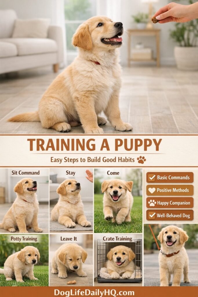 training a puppy 1