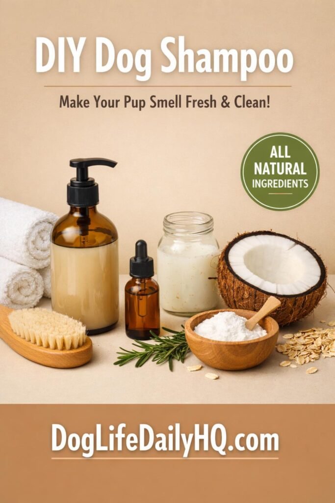 diy dog shampoo aesthetic. flat design aesthetic clean mi 1