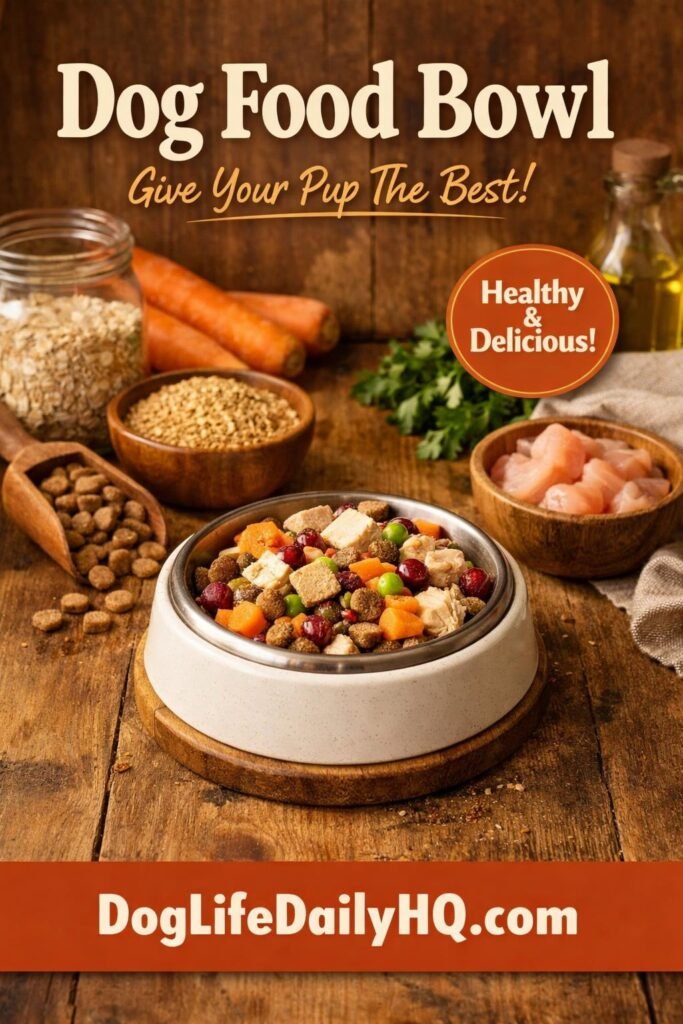 dog food bowl aesthetic. rustic homestyle photography war 0