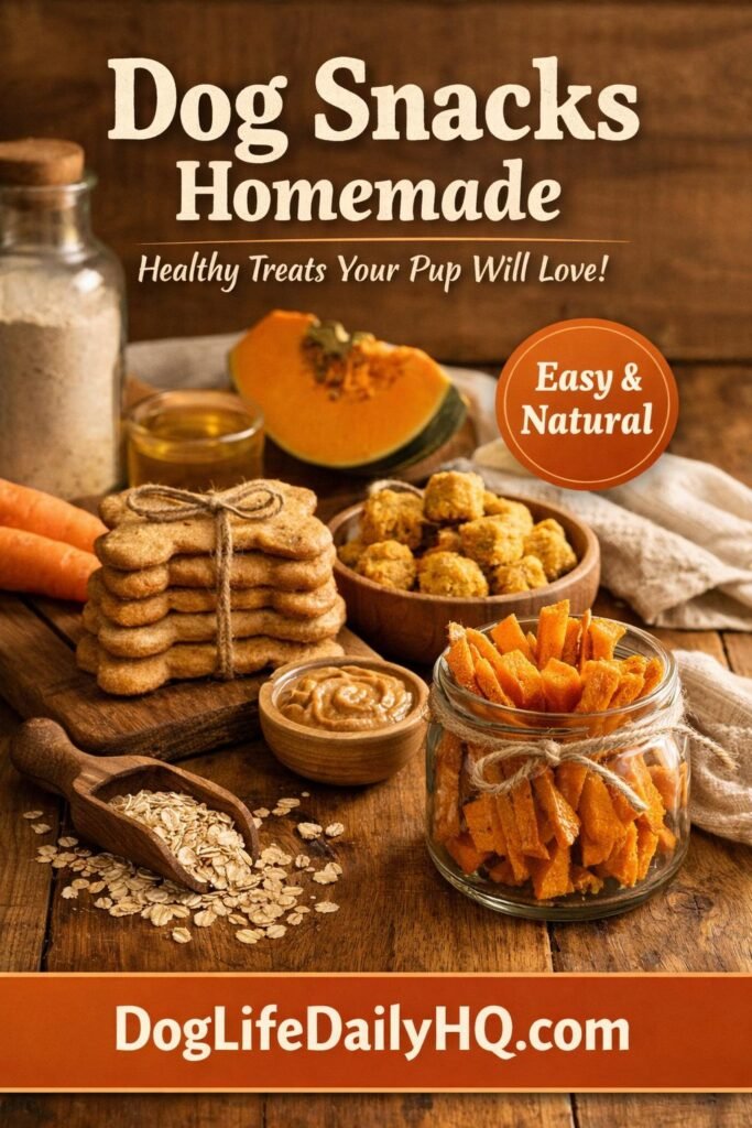 dog snacks homemade aesthetic. rustic homestyle photograp 1